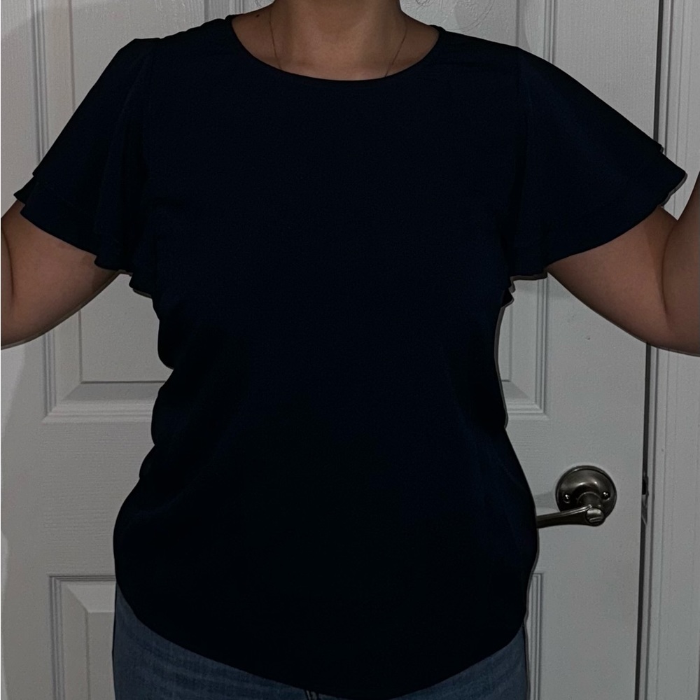 Banana Republic Ruffled Blouse
